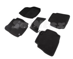 Коврики  Ford Mondeo IV c 2007-2010г. /компл.5шт./осн.резин./ 3D
