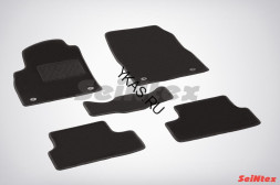 Коврики текстильн. Opel Astra J 2010-2017г. /компл.5шт./осн.резин./ LUX