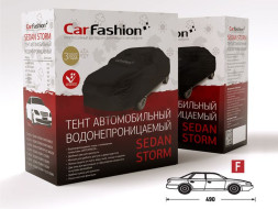 Тент автом.  CF  "STORM  F" SD "XL", Чёрный 490см (100% Водонепрониц.ткань с покрытием "WATERPROOF