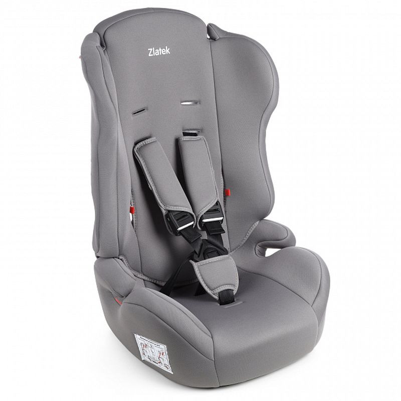 Детское кресло  ZLATEK "Atlantic" груп. 1/2/3 (серый муссон)
