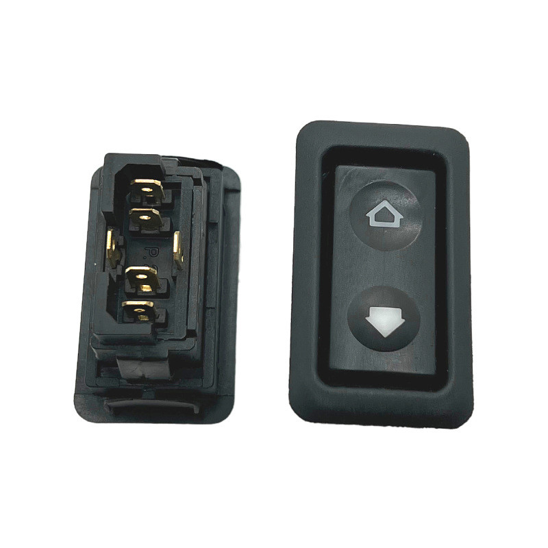 ЭТ Кнопка FOTEK  6 контаков, вверх-вниз, черный