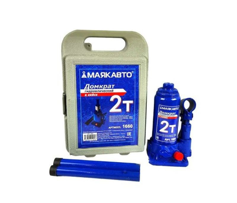 Домкрат гидравл. телескоп  2т чемод 148/278мм  "М5" в кейсе