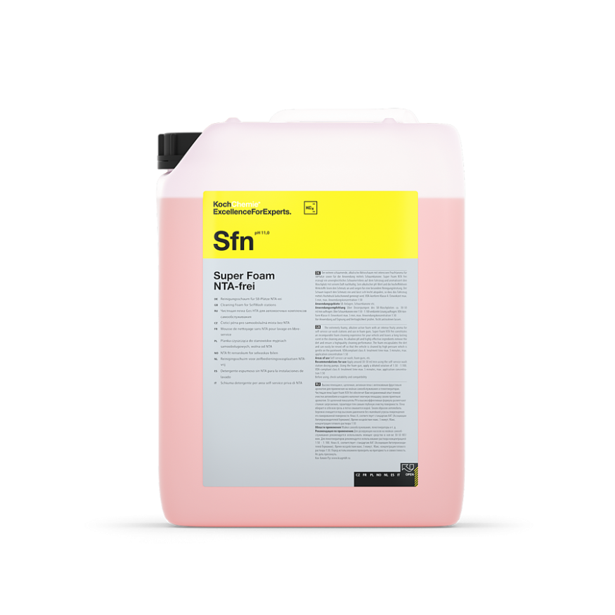 Активная пена Super Foam NTA frei* для глубокого очищения ЛКП  pH 12,  10л. 421010