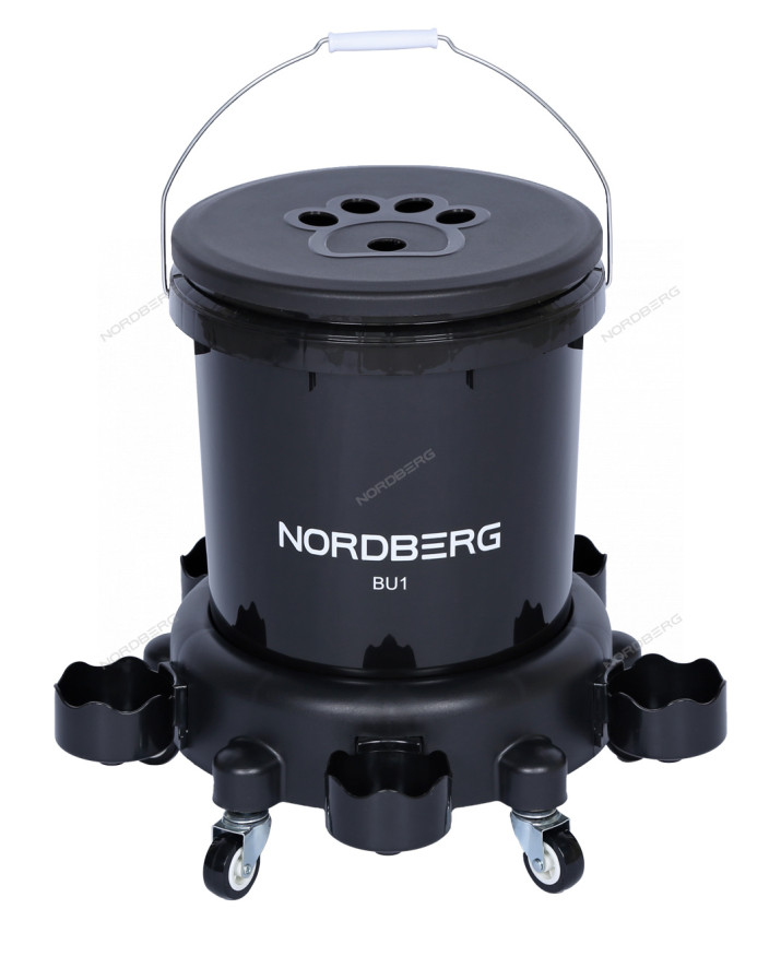 Ведро на колесах NORDBERG BU1 для мойки и детейлинга