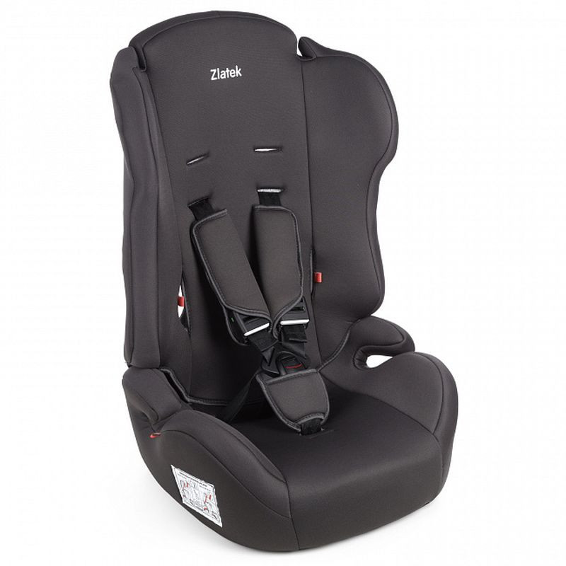 Детское кресло  ZLATEK "Atlantic" груп. 1/2/3 (серый умбра)