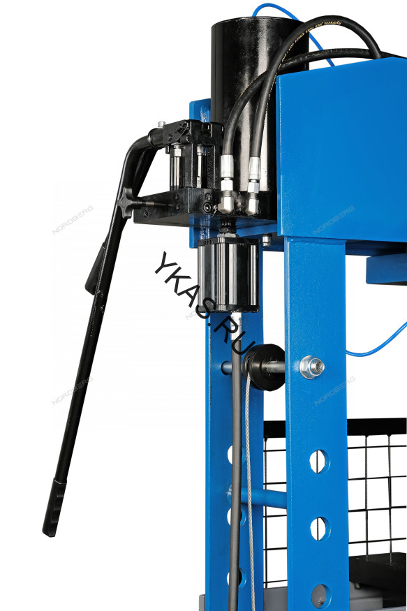 Напольный пресс NORDBERG N3676A с пневмоприводом и защитным экраном