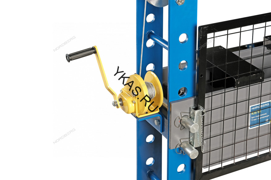 Напольный пресс NORDBERG N3676A с пневмоприводом и защитным экраном