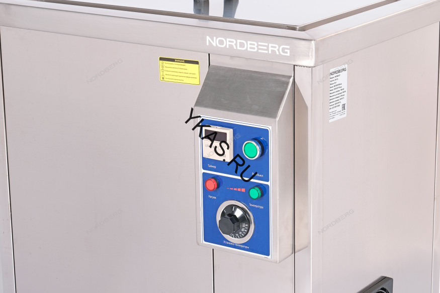 Ультразвуковая ванна NORDBERG NU380DJP с подогревом и дегазацией (38 л)