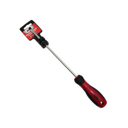 RedMark Отвертка шлицевая 6,5х200 мм c двухкомпонентной рукояткой