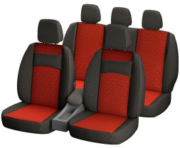Авточехлы Lada 2111-12 "Гобелен" красный