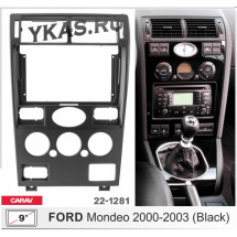 Переходная рамка CarAv 22-1281 9' FORD Mondeo 2000-2003 (черный)  предзаказ