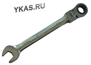 Инструмент HANS. Ключ комбинированный трещеточный с карданом 08мм