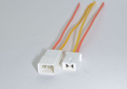 ЭТ Колодка соед. 2конт. серии 2,8 (в сборе с проводом) (цена за 10штук)