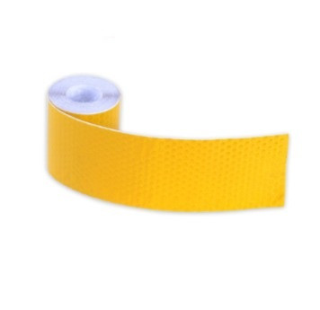 Отражатель лента на липкой основе 300см x 5см  самоклей. Салатовый