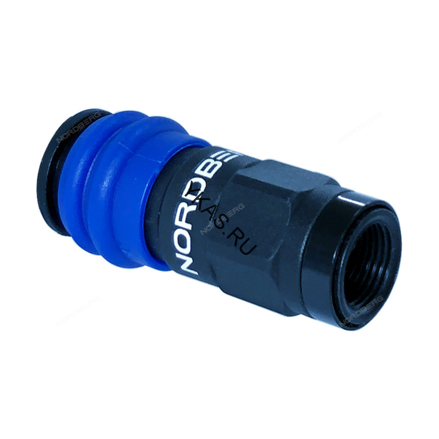 Разъем композитный NORDBERG NKF33 ("мама" быстросъемный - резьба F3/8")