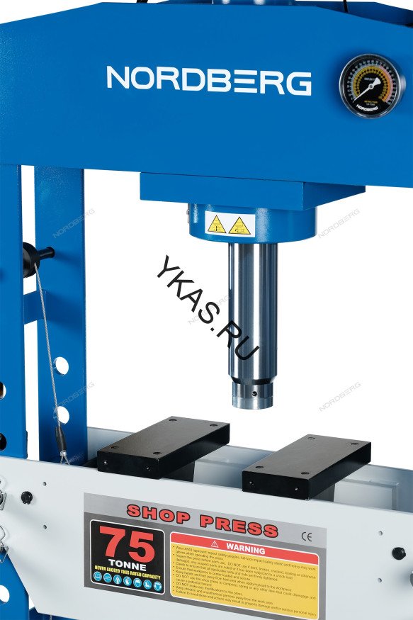 Напольный пресс NORDBERG N3675A с пневмоприводом