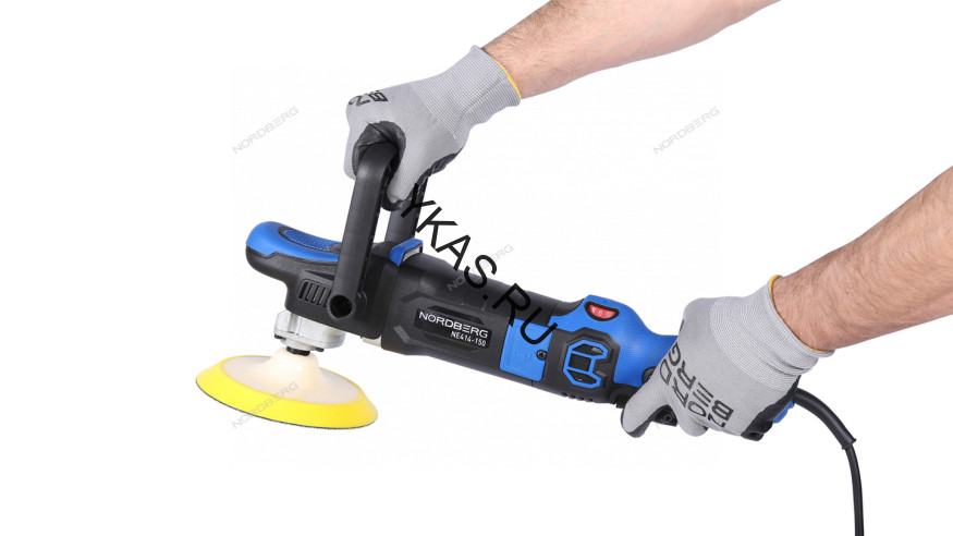 Полировальная машинка NORDBERG NE414-150 (Ø диска 150 мм, 450-1950 об/мин, 1200 Вт)