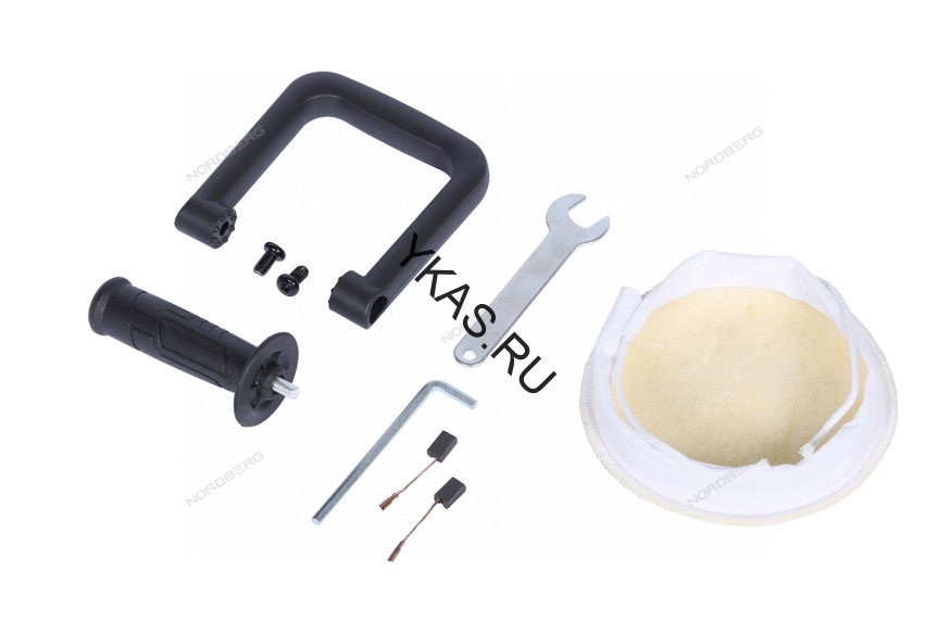 Полировальная машинка NORDBERG NE414-150 (Ø диска 150 мм, 450-1950 об/мин, 1200 Вт)