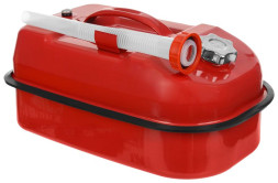 Канистра металлическая "М5" 10L горизонт., оцинкованная, крышка, воздушн. клапан /лейка