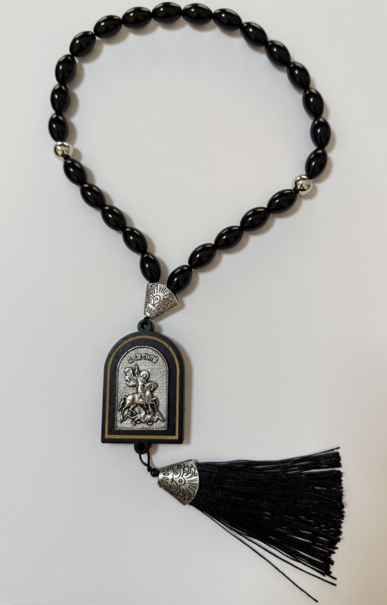 Подвески на зеркало заднего "Георгий победоносец, победа добра над злом"