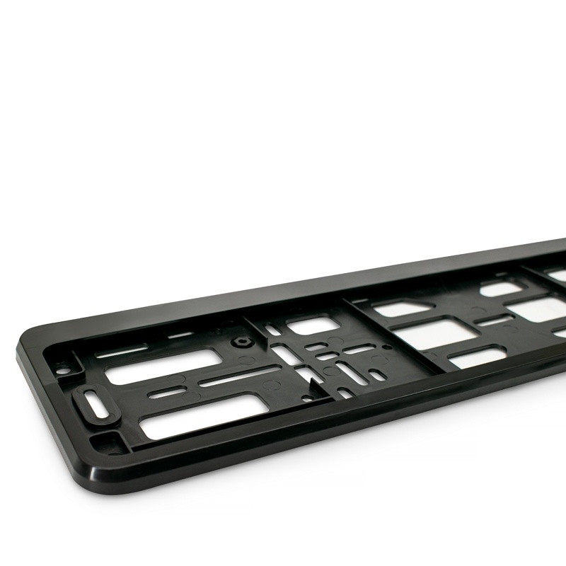 Рамка номера пластик  AVS RN-15  черная (двухсоставная)