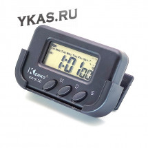 Авточасы  KENKO  KK-613D  часы+секундомер+будильник