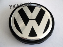 Заглушка (колпачок) на литой диск мод. VW  хром черный  ( D56/D48)