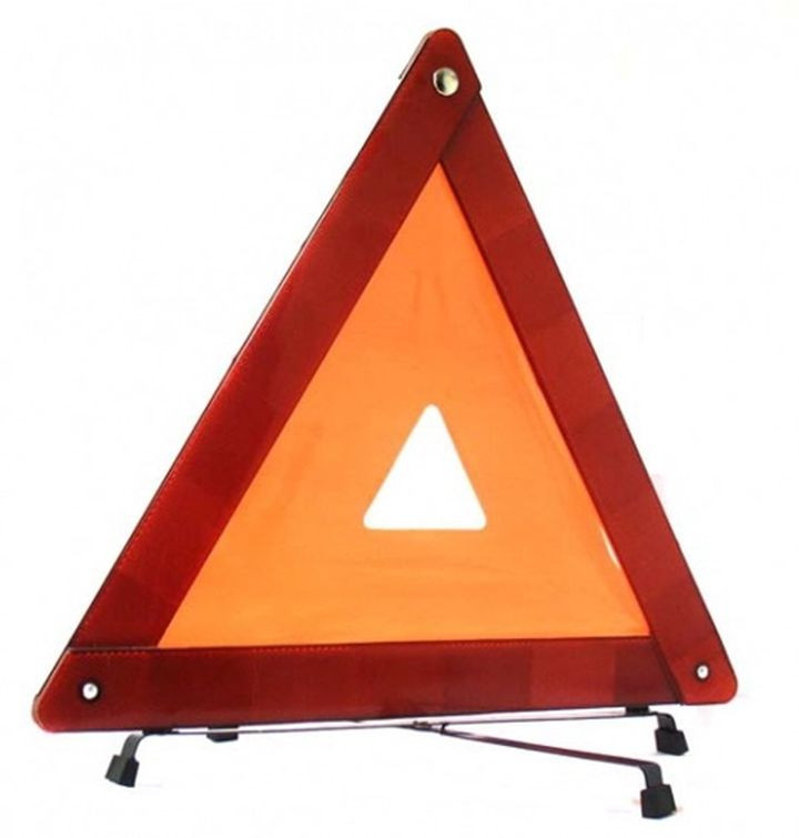 Знак аварийный  RFT-06 пластиковый в пласм.футляре