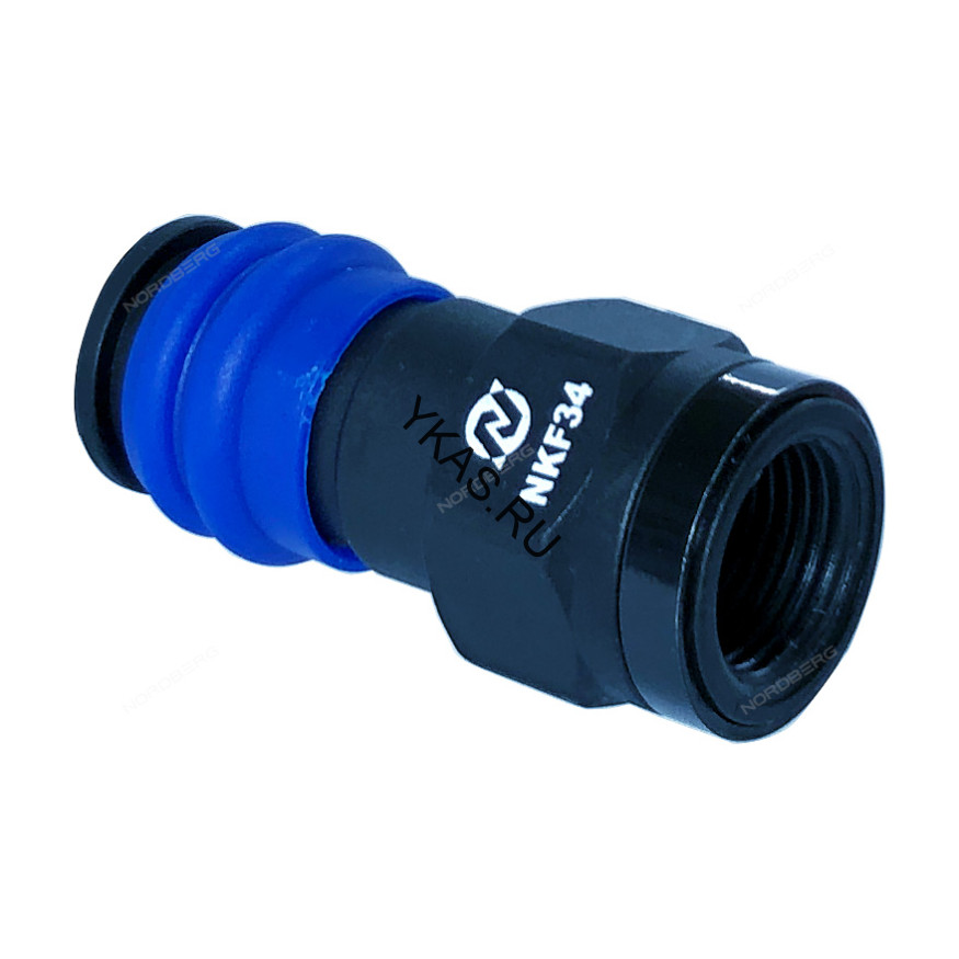 Разъем композитный NORDBERG NKF34 ("мама" быстросъемный - резьба F1/2")