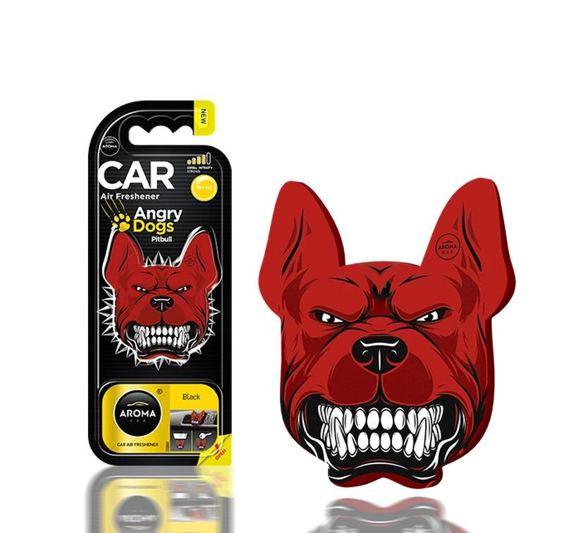 Осв.воздуха  AROMA CAR  Angry Dogs "Black"  (на дефлектор/подвесной)