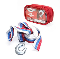 Трос буксировочный  "RedMark" лента (4,5 м 3.5 т.) петля/крюк в сумке