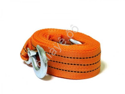 Трос буксировочный  "M5"  5.0 т,  5м, шириной 50мм с крюками