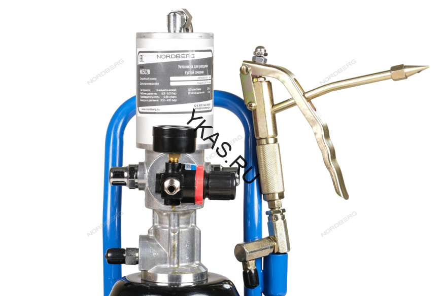 Пневматическая установка NORDBERG NO5020 для раздачи густой смазки (20 л) 