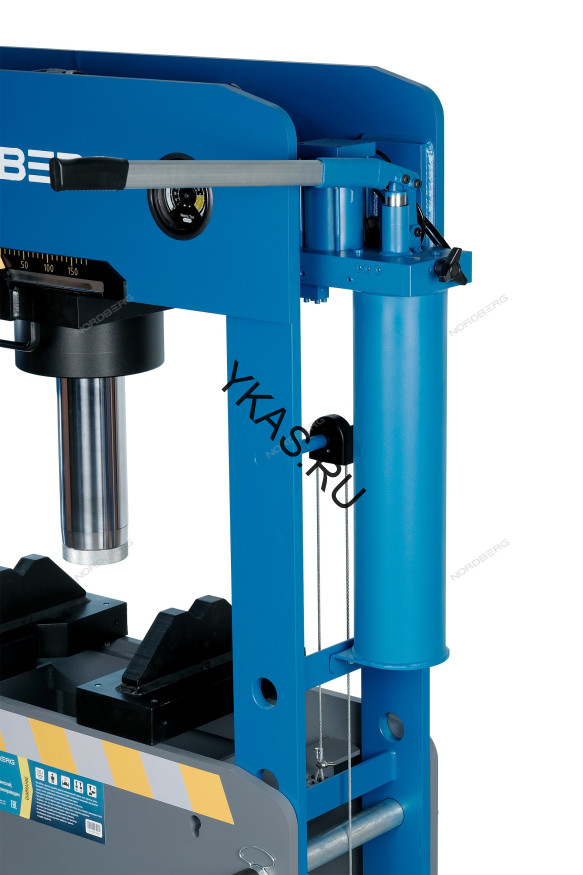 Напольный пресс NORDBERG N35100 с пневмоприводом и педалью (PRO-серия)