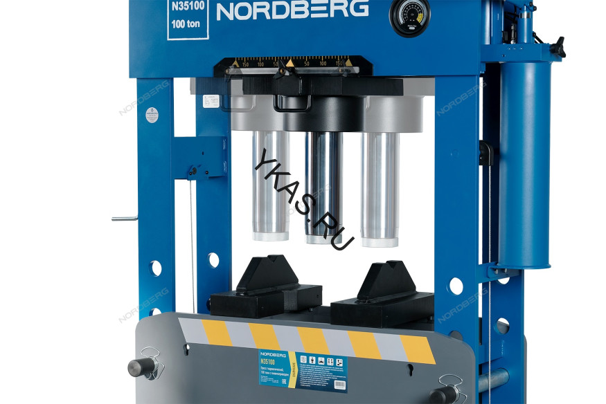 Напольный пресс NORDBERG N35100 с пневмоприводом и педалью (PRO-серия)