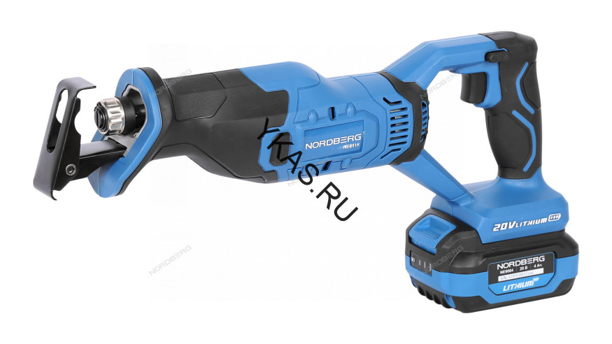 Аккумуляторная сабельная пила NORDBERG NE611K (ход 25 мм)