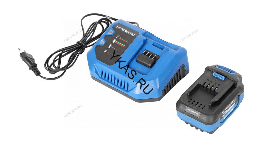 Аккумуляторная сабельная пила NORDBERG NE611K (ход 25 мм)