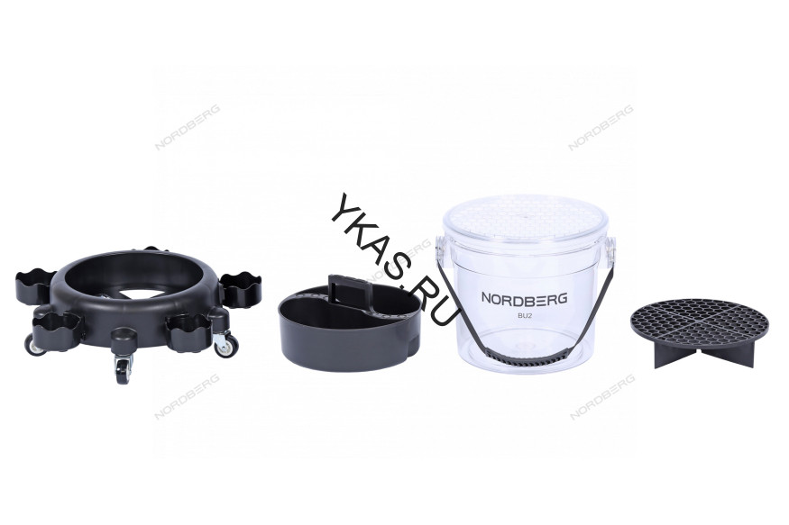 Ведро на колесах NORDBERG BU2 для мойки и детейлинга