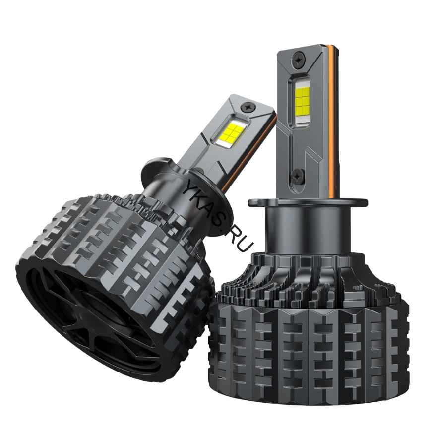 Carlife Cвет-од  H7  6000K  16000Lm  2шт. (с активным охлаждением и медными трубками)