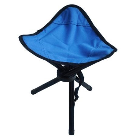 Holiday Стул складной на 3 ножки (29х29х40см) большой Синий