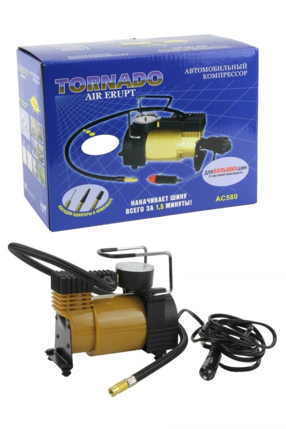 Компрессор  TORNADO АC-580 14 A, 30 л/мин, металл. корпус