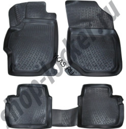 Коврики резиновые Citroen C-Elysee SD с 2013г- тэп.