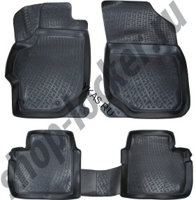 Коврики резиновые   Citroen C-Elysee SD  с 2013г-  тэп.