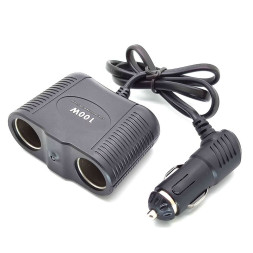 Разветвитель прикуривателя 2 выхода, OLESSON Черный