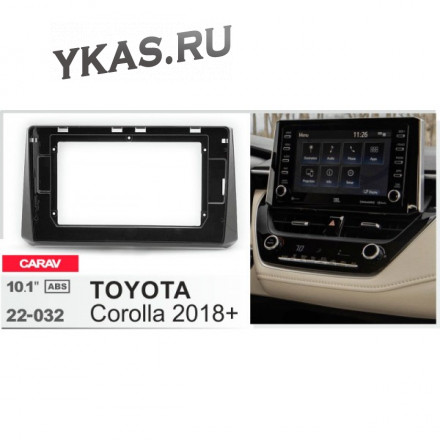 Переходная рамка CarAv 22-032 10&#039; TOYOTA Corolla (E210) 2018+  предзаказ