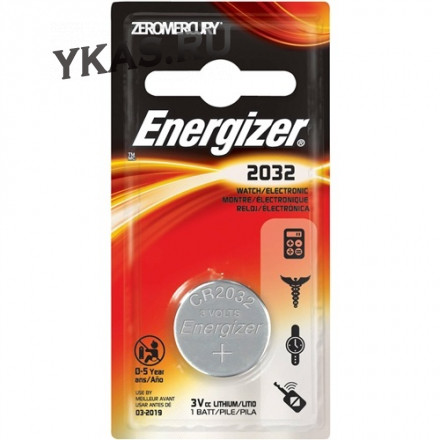 Батарейки Energizer   круглые CR2032 цена за 1шт.