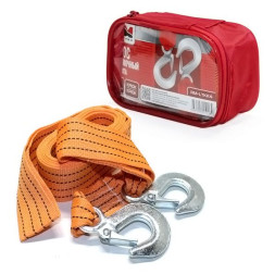 Трос буксировочный "RedMark" лента (4,5 м 4 т.) крюк/крюк в сумке