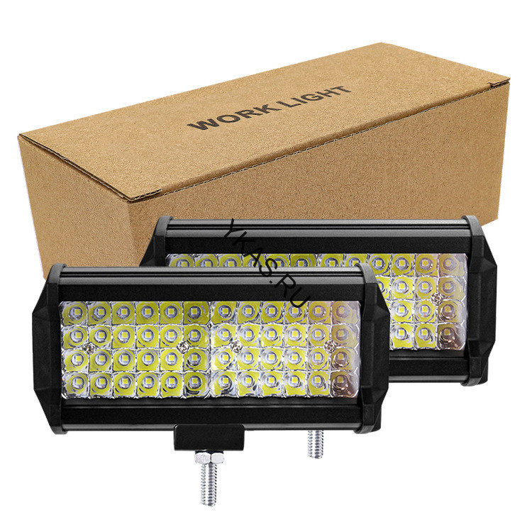 Фара Off Road   SOLAR  ближний свет   48 SMD, 144W, 4800LM, 6000K  (170х80х60мм) пласт. корпус 12V