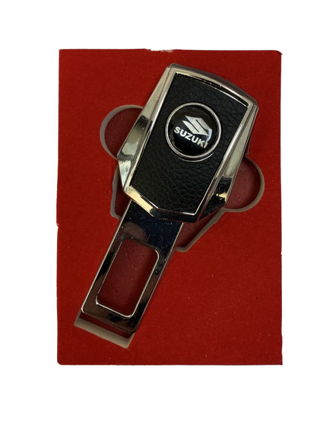 Блокировка ремня безопасности "SUZUKI"  1шт. (с вставкой)