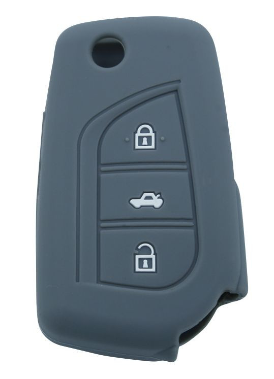 Чехол силиконовый для ключа зажигания  TOYOTA (три кнопки) №1